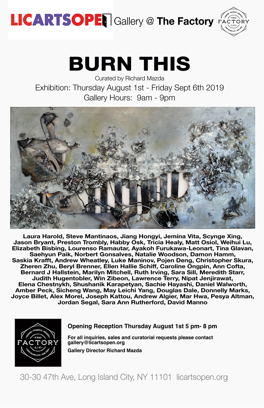 Poster LIC Arts Open